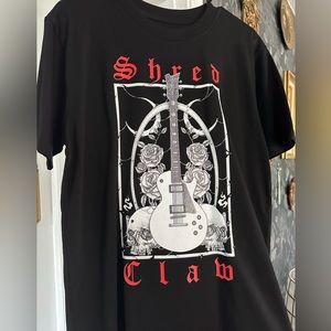 Graphic guitar tee